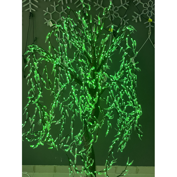 Светодиодное дерево Ива 3,2 м 3024 Led уличное IP65 24V (зеленое)