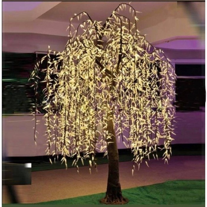 Светодиодное дерево Ива 1.6 м 240 Led уличное IP65 24V (мульти) с режимами свечения